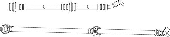 CEF 512775 - Тормозной шланг autospares.lv