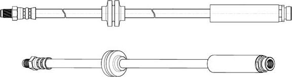 CEF 512778 - Тормозной шланг autospares.lv