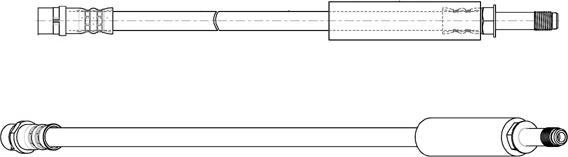 CEF 512772 - Тормозной шланг autospares.lv