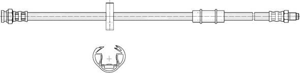 CEF 517056 - Тормозной шланг autospares.lv