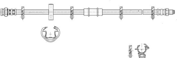 CEF 517064 - Тормозной шланг autospares.lv