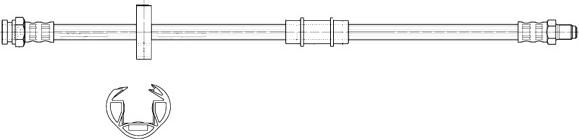 CEF 517139 - Тормозной шланг autospares.lv