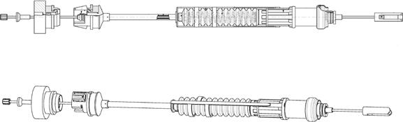 CEF CT01158 - Трос, управление сцеплением autospares.lv