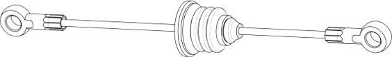 CEF DM02159 - Тросик, cтояночный тормоз autospares.lv