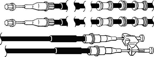 CEF OP02178 - Тросик, cтояночный тормоз autospares.lv