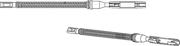 CEF OP02177 - Тросик, cтояночный тормоз autospares.lv