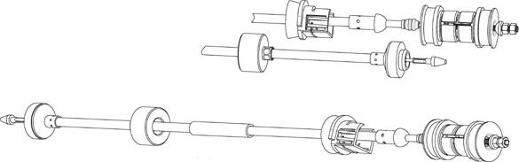 CEF PU01149 - Трос, управление сцеплением autospares.lv