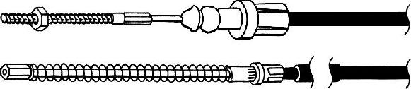 CEF PU02199 - Тросик, cтояночный тормоз autospares.lv