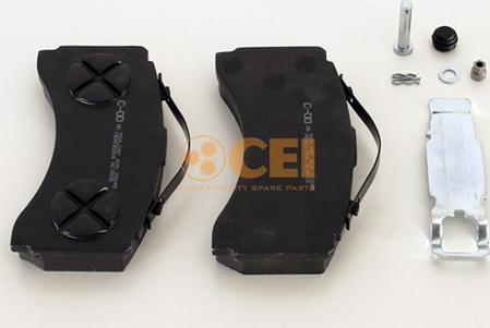 C.E.I. 584097 - Тормозные колодки, дисковые, комплект autospares.lv