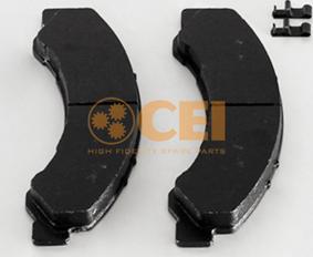 C.E.I. 584.065 - Тормозные колодки, дисковые, комплект autospares.lv