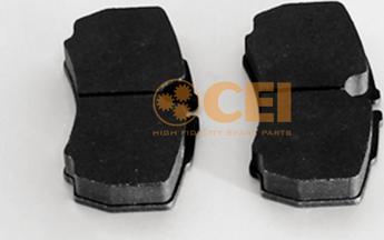 C.E.I. 584010 - Тормозные колодки, дисковые, комплект autospares.lv