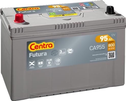 CENTRA CA955 - Стартерная аккумуляторная батарея, АКБ autospares.lv