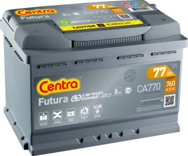 CENTRA CA770 - Стартерная аккумуляторная батарея, АКБ autospares.lv