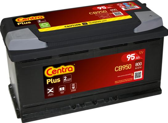 CENTRA CB950 - Стартерная аккумуляторная батарея, АКБ autospares.lv