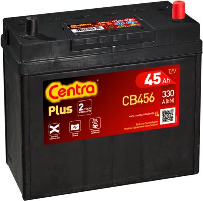 CENTRA CB456 - Стартерная аккумуляторная батарея, АКБ autospares.lv