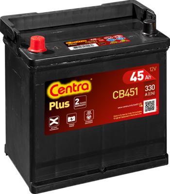 CENTRA CB451 - Стартерная аккумуляторная батарея, АКБ autospares.lv