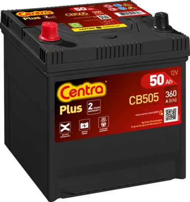 CENTRA CB505 - Стартерная аккумуляторная батарея, АКБ autospares.lv