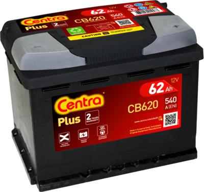 CENTRA CB620 - Стартерная аккумуляторная батарея, АКБ autospares.lv