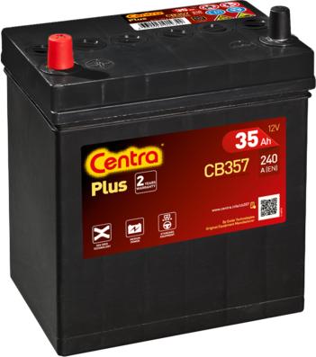 CENTRA CB357 - Стартерная аккумуляторная батарея, АКБ autospares.lv