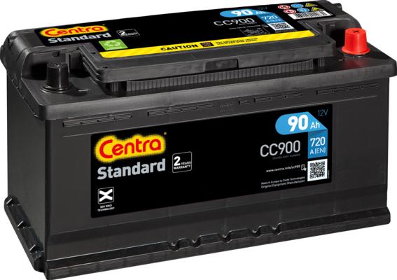 CENTRA CC900 - Стартерная аккумуляторная батарея, АКБ autospares.lv