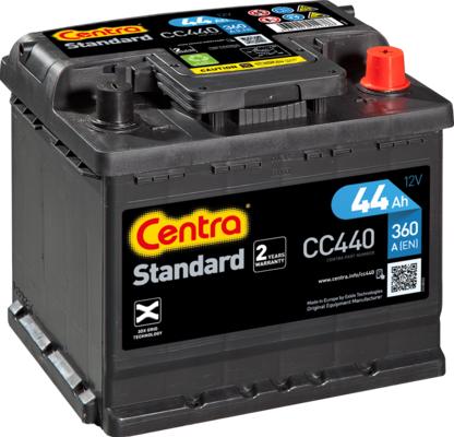 CENTRA CC440 - Стартерная аккумуляторная батарея, АКБ autospares.lv