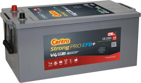 CENTRA CE2353 - Стартерная аккумуляторная батарея, АКБ autospares.lv