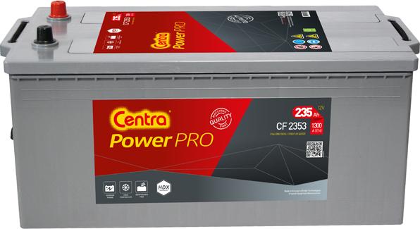 CENTRA CF2353 - Стартерная аккумуляторная батарея, АКБ autospares.lv