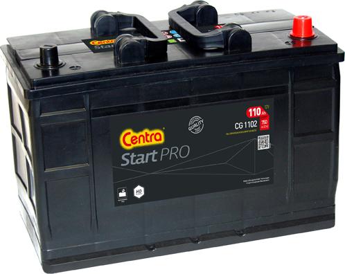 CENTRA CG1102 - Стартерная аккумуляторная батарея, АКБ autospares.lv