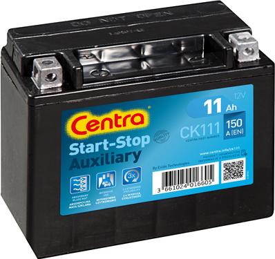 CENTRA CK111 - Стартерная аккумуляторная батарея, АКБ autospares.lv