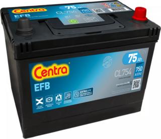 CENTRA CL754 - Стартерная аккумуляторная батарея, АКБ autospares.lv