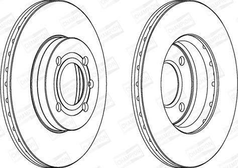 Champion 561448CH - Тормозной диск autospares.lv