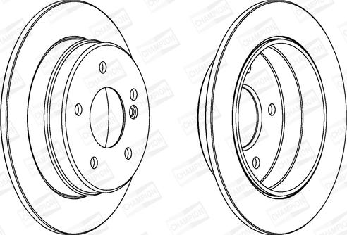 Champion 561698CH - Тормозной диск autospares.lv