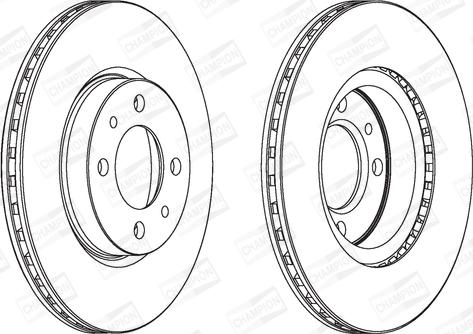 Champion 561861CH - Тормозной диск autospares.lv