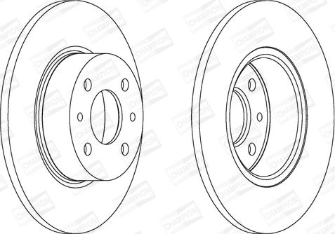 Champion 561329CH - Тормозной диск autospares.lv