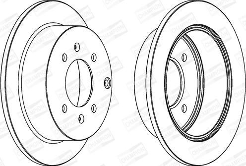 Champion 563042CH - Тормозной диск autospares.lv