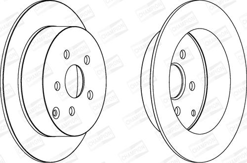 Champion 563037CH - Тормозной диск autospares.lv