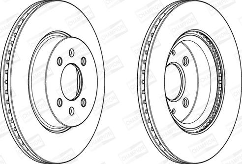 Champion 562944CH - Тормозной диск autospares.lv