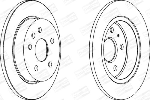 Champion 562461CH - Тормозной диск autospares.lv