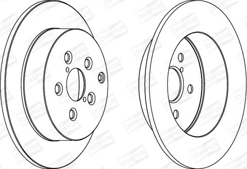 Champion 562418CH - Тормозной диск autospares.lv