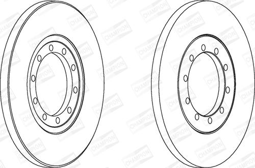 Champion 562537CH - Тормозной диск autospares.lv