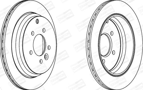 Champion 562653CH - Тормозной диск autospares.lv