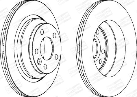 Champion 562603CH - Тормозной диск autospares.lv