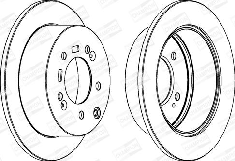 Champion 562686CH - Тормозной диск autospares.lv