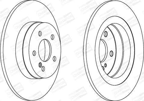 Champion 562620CH - Тормозной диск autospares.lv