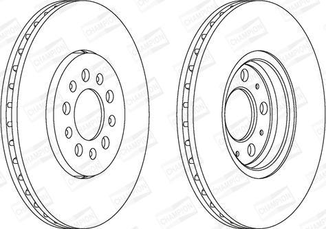 Champion 562041CH - Тормозной диск autospares.lv