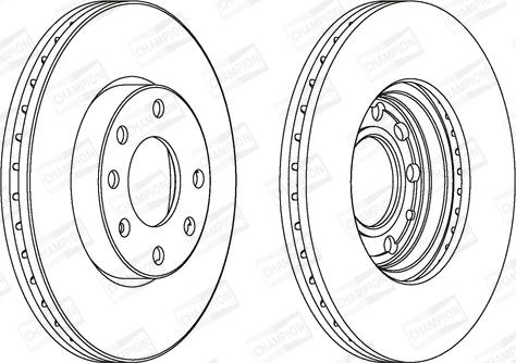 Champion 562069CH - Тормозной диск autospares.lv