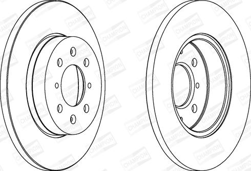 Champion 562082CH - Тормозной диск autospares.lv