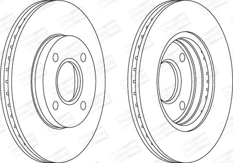 Champion 562078CH - Тормозной диск autospares.lv