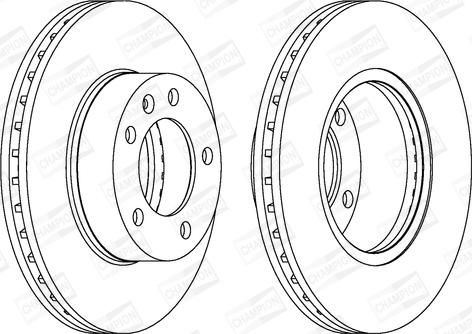 Champion 562190CH-1 - Тормозной диск autospares.lv