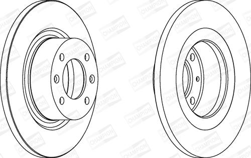 Champion 562189CH - Тормозной диск autospares.lv